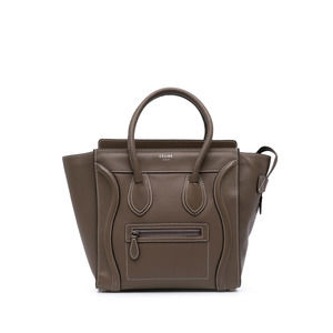 Pre-Loved Celine Micro Leather Luggage Tote
